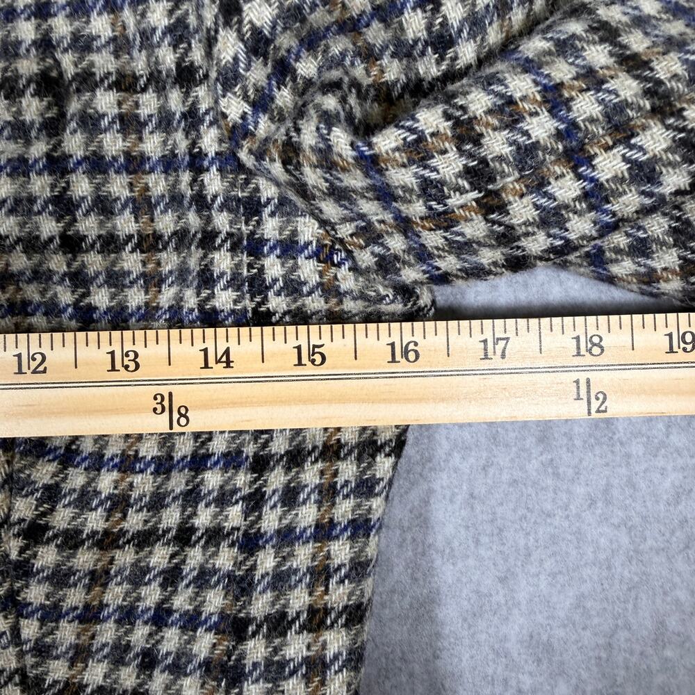 J Crew Campbell Blazer Houndstooth Moon Wool Elbow Patches Womens 0 Equestrian - Picture 8 of 13